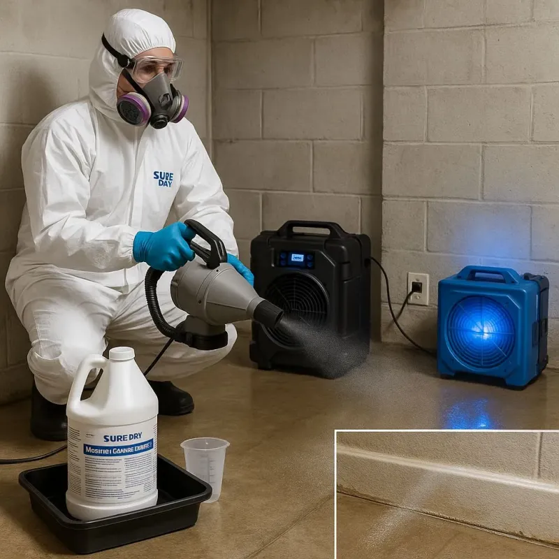 Sanitization and Odor Removal process in Ball, LA