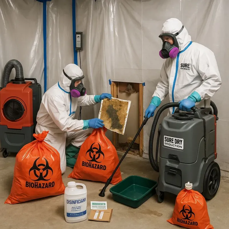 Contaminated Water Handling Protocols process in Ball, LA