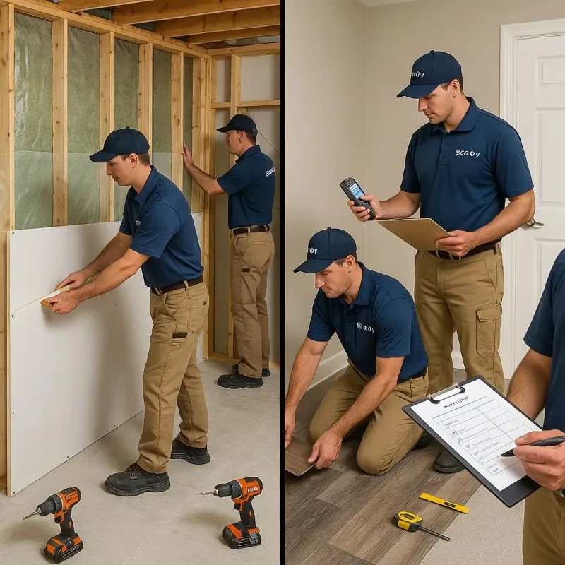 Repairs and Reconstruction process in Ball, LA